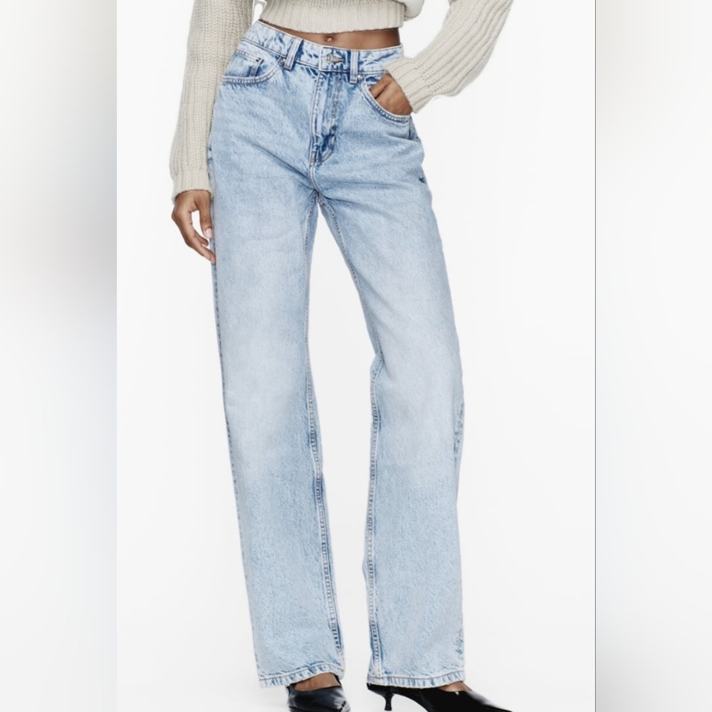Zara Z1975 Full Length Straight Jeans